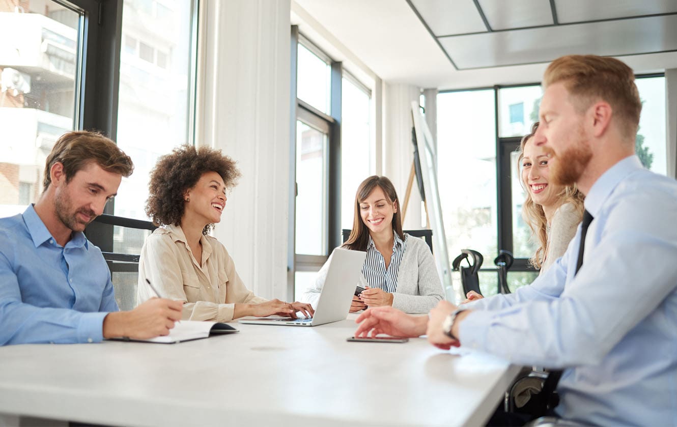 Photo of a business meeting