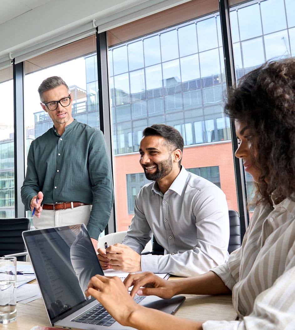 Photo of a business meeting