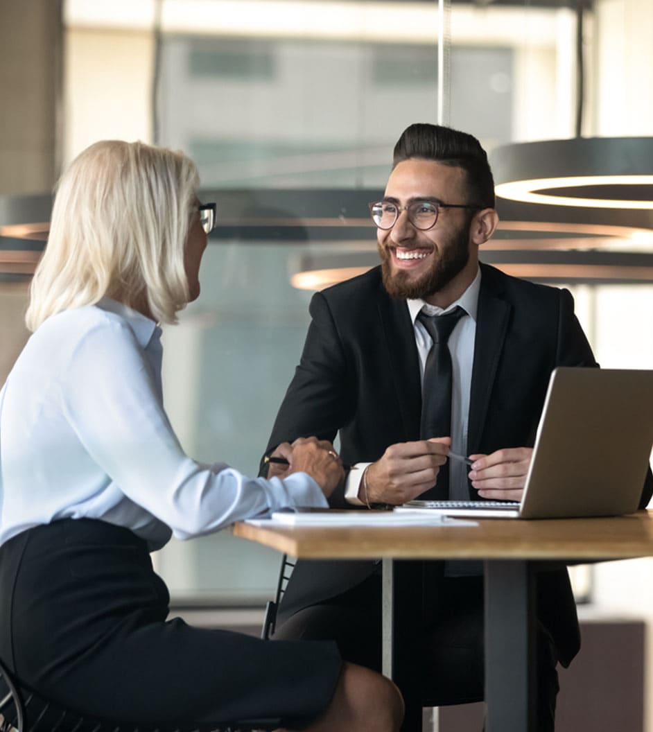 Photo of a business meeting