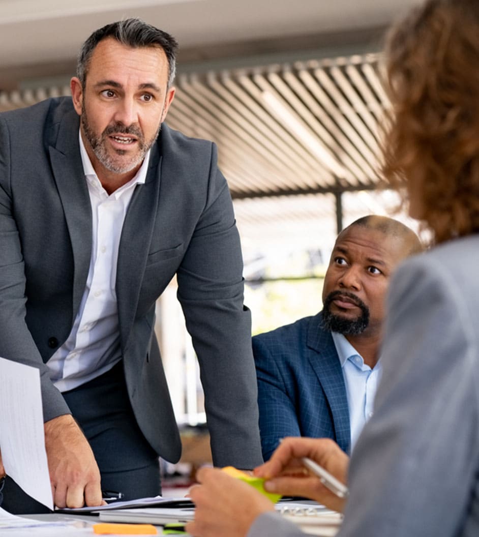 Photo of a business meeting