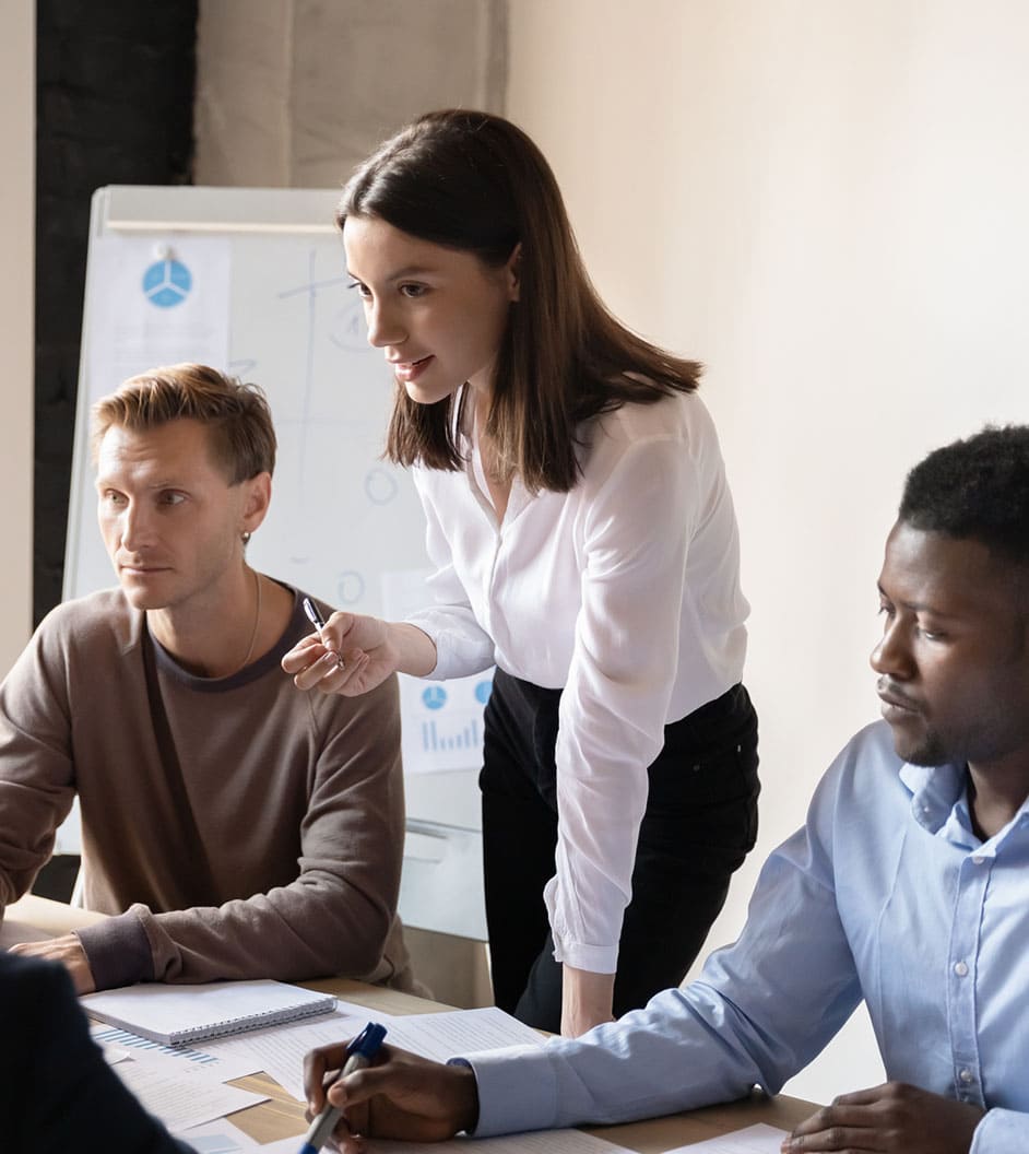 Photo of a business meeting