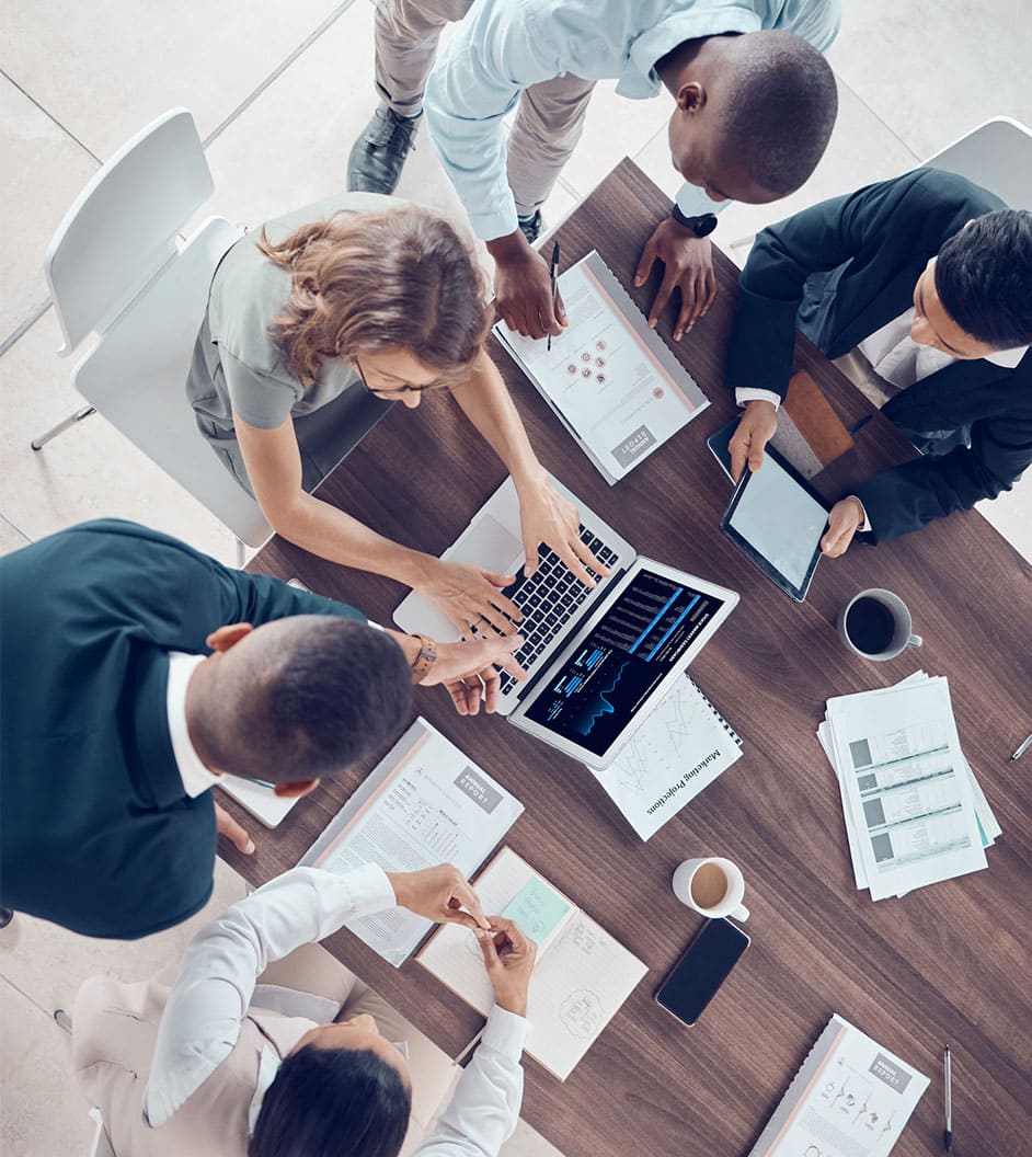 Photo of a business meeting